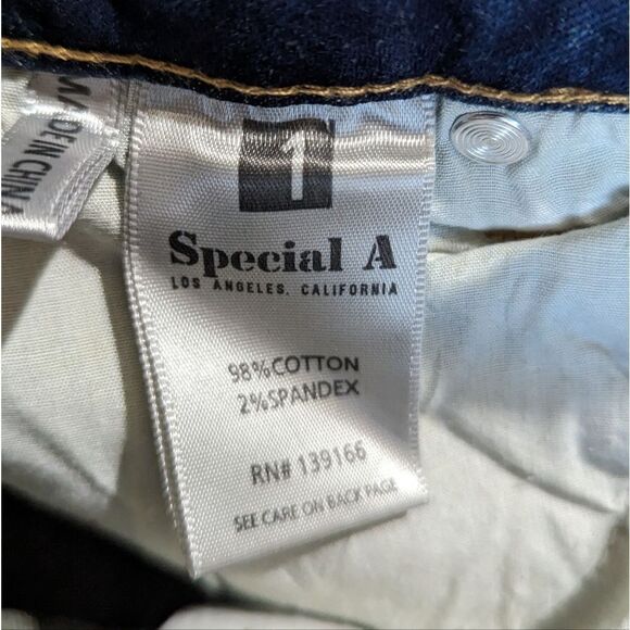 Special A High Rise Skinny Jeans Size 1 Dark Wash S - Picture 4 of 5
